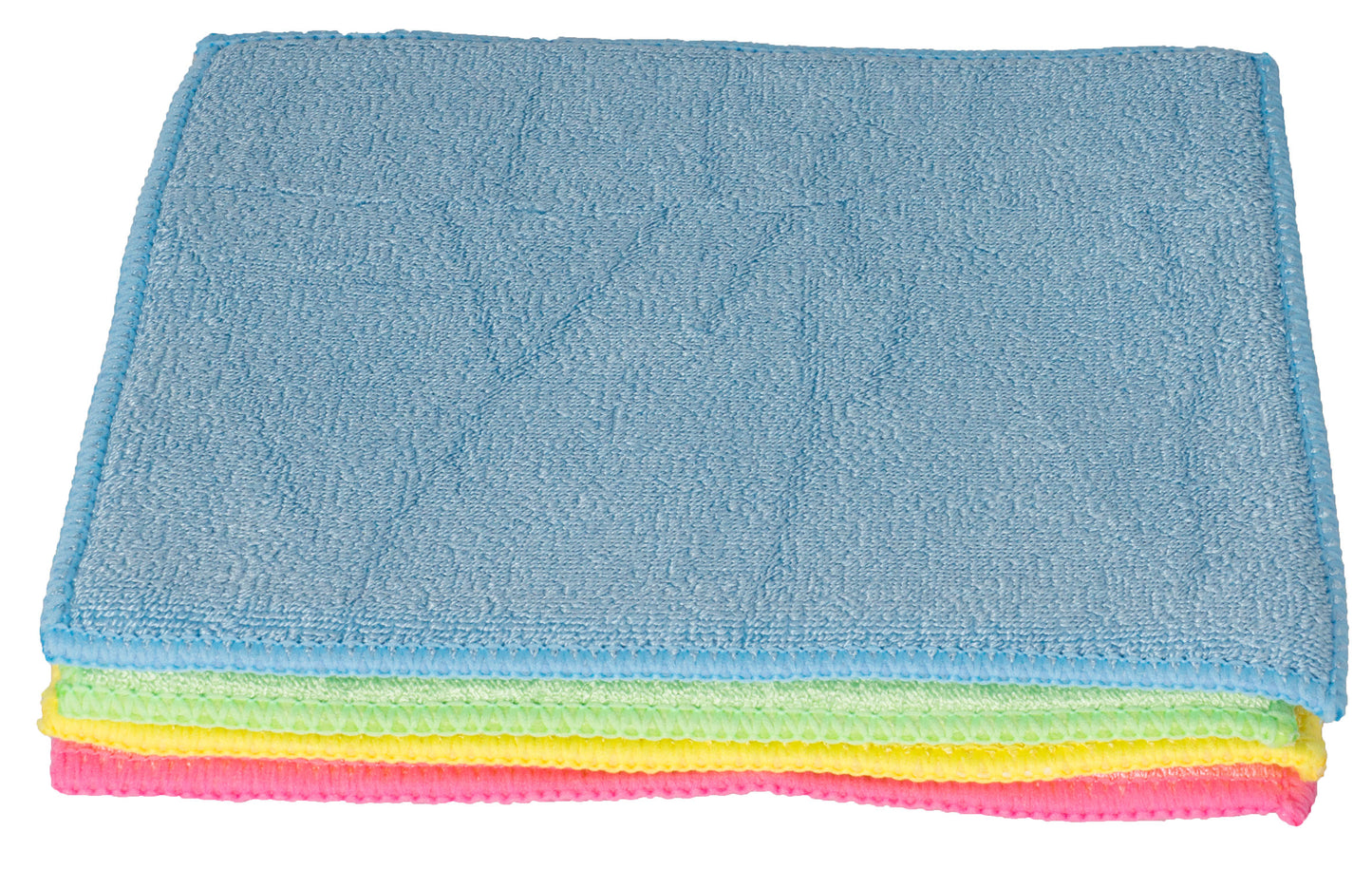 Sonty 4 Stück Schwammtücher XL- Spültücher Microfaser 23 x 23 cm gemischt
