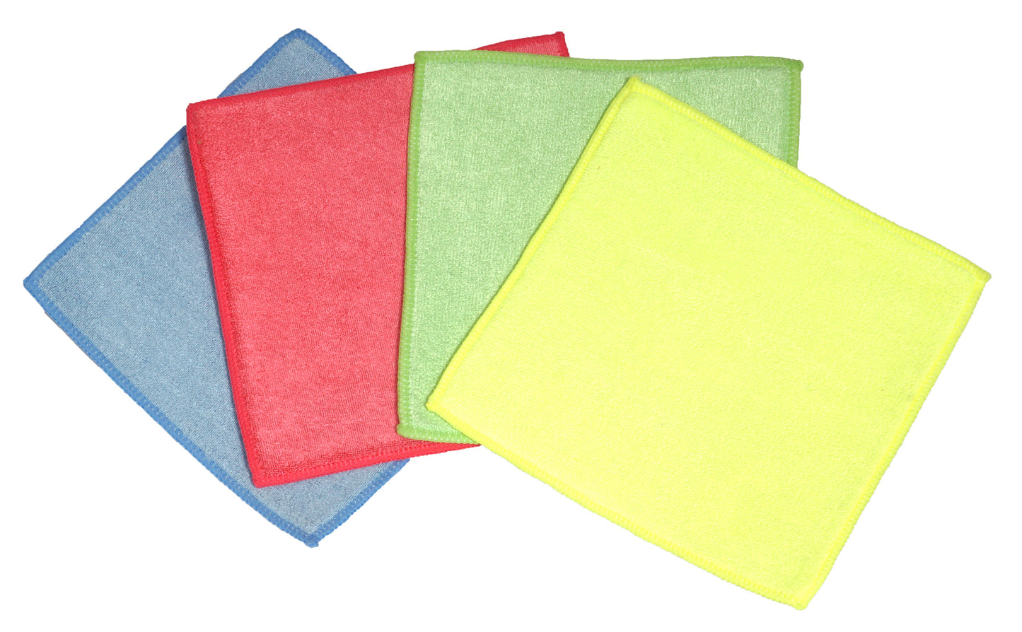 Sonty 4 Stück Schwammtücher XL- Spültücher Microfaser 23 x 23 cm gemischt