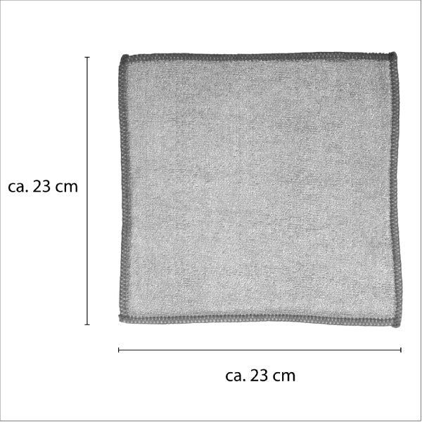 Sonty 10 Stück Schwammtücher XL- Spültücher Microfaser 23 x 23 cm blau