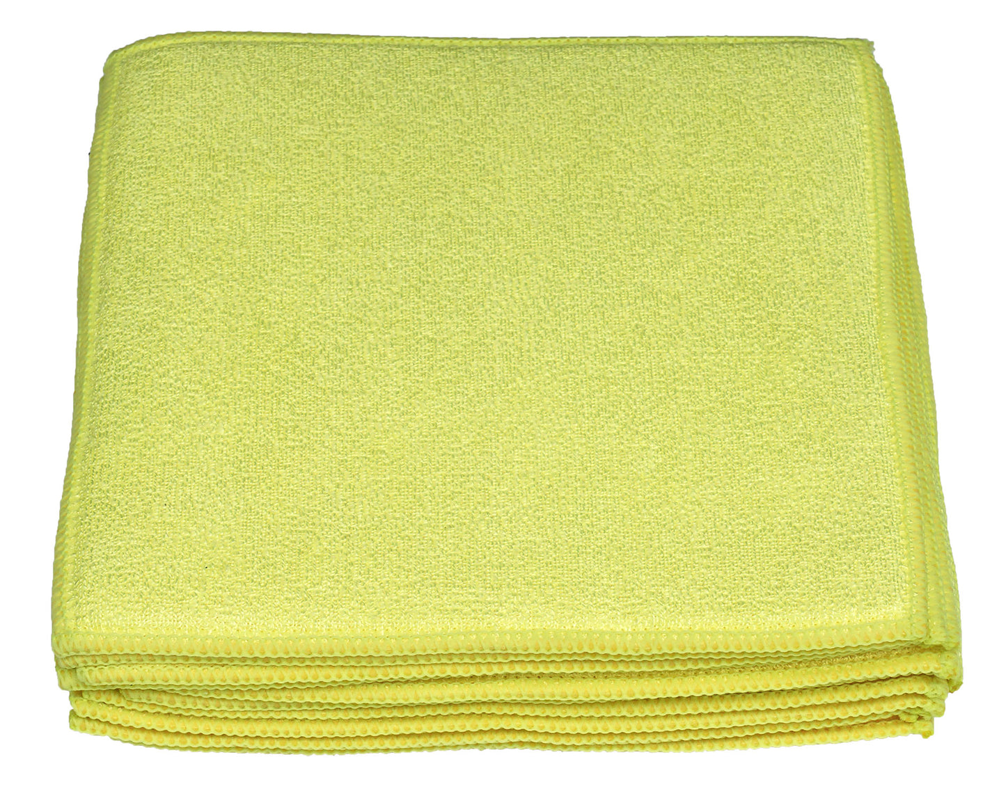 Sonty 10 Stück Schwammtücher XL- Spültücher Microfaser 23 x 23 cm gelb