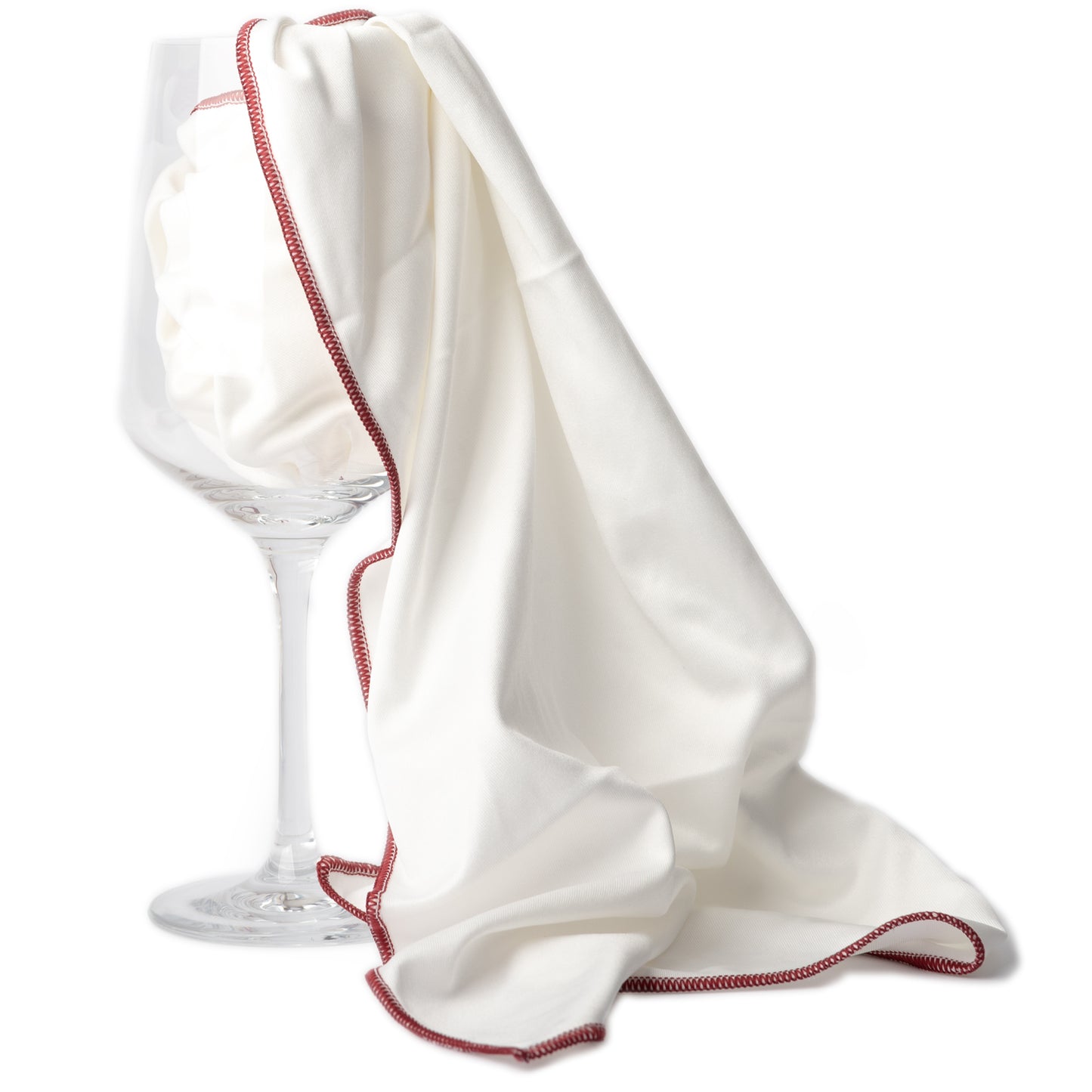 Sonty 1 Stück Glastuch- Glaspoliertuch aus Microfaser- 45 x 68 cm weiß