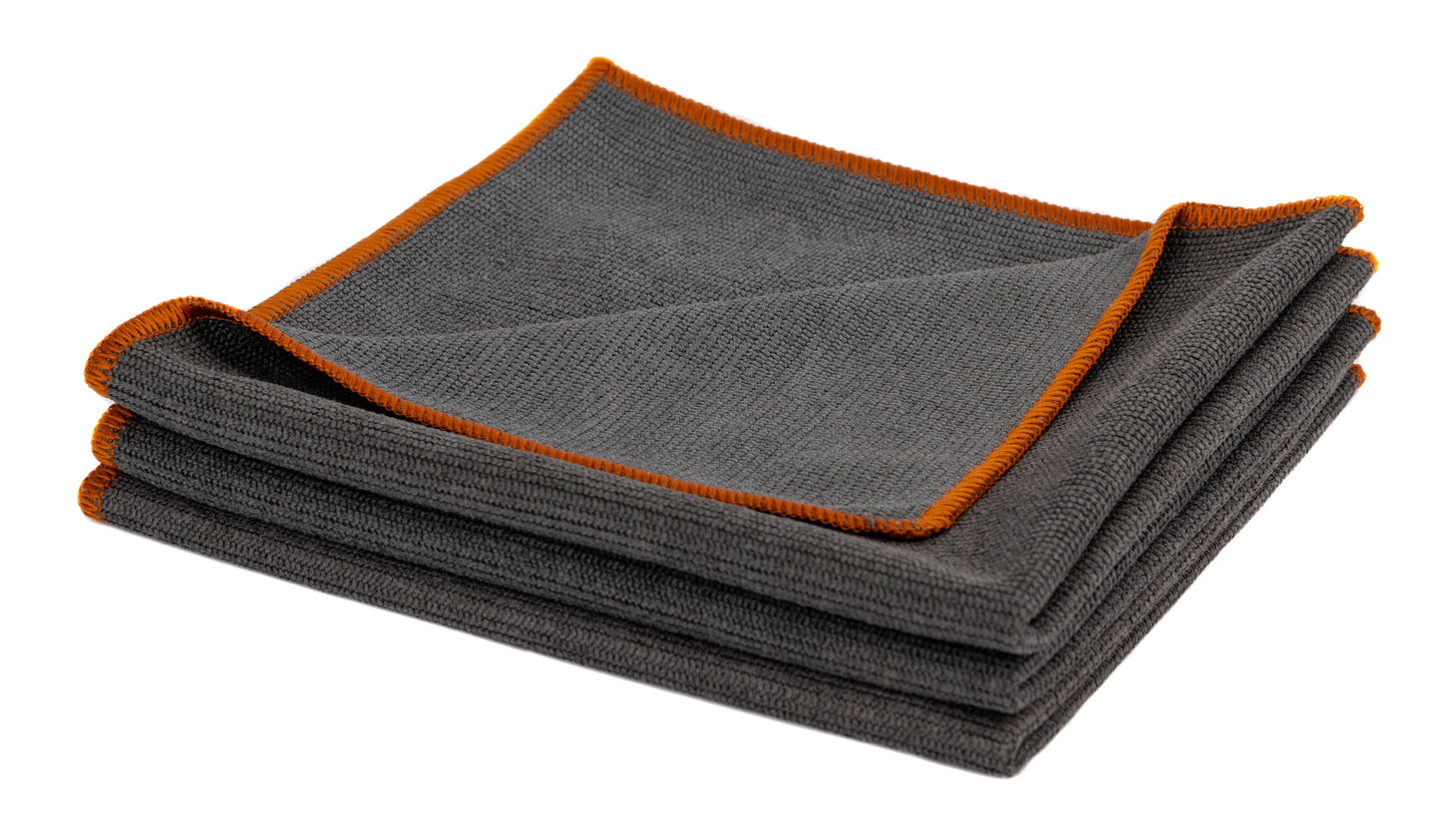 Sonty ÖKO Copper+ 10 Stück antibakterielles Reinigungstuch- Desinfektionstuch aus Mikrofaser- 38 x 38cm- grau