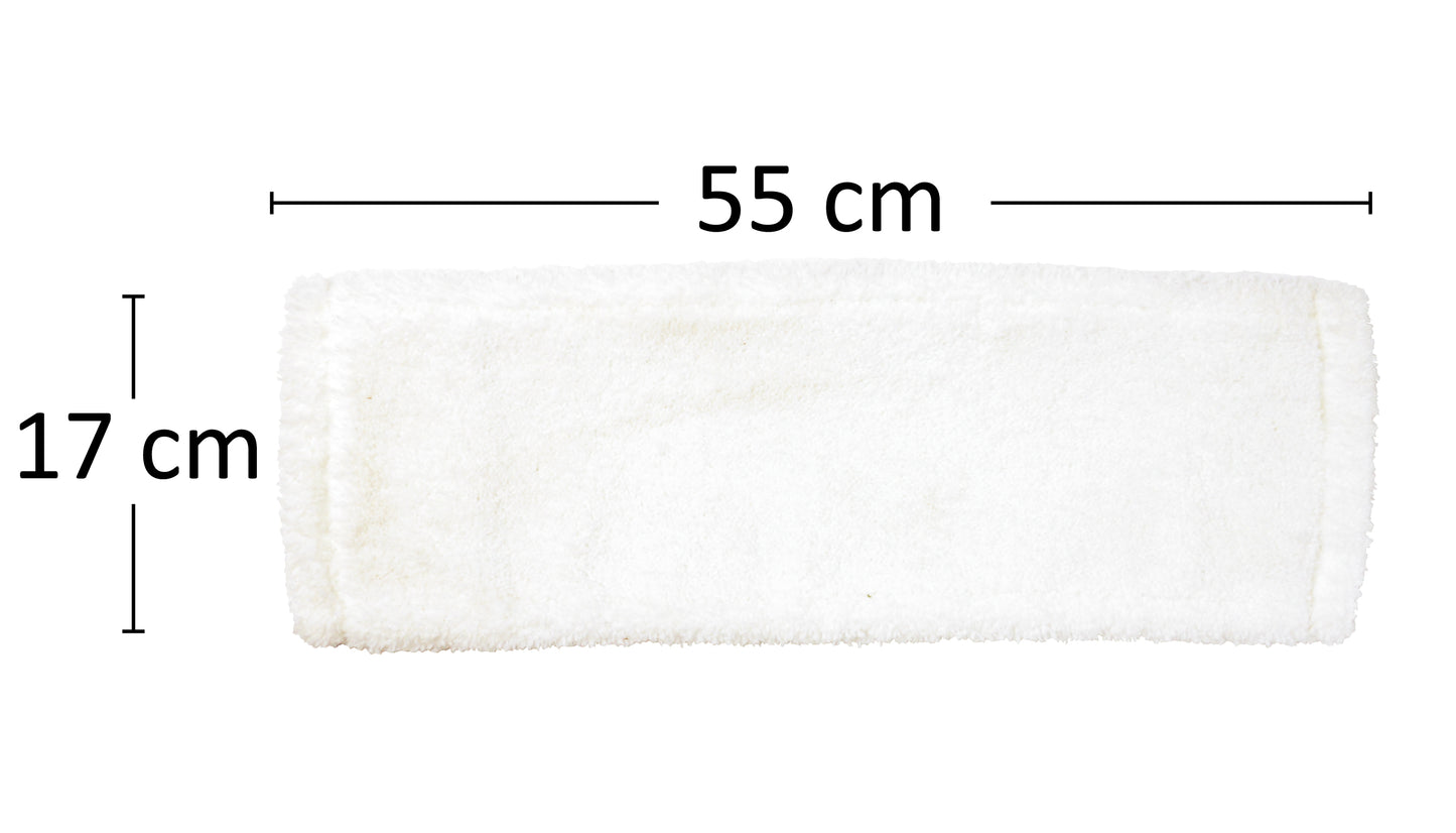 Sonty 1 Stück Mopp- Wischmop Professional- Microfaser 50cm weiß