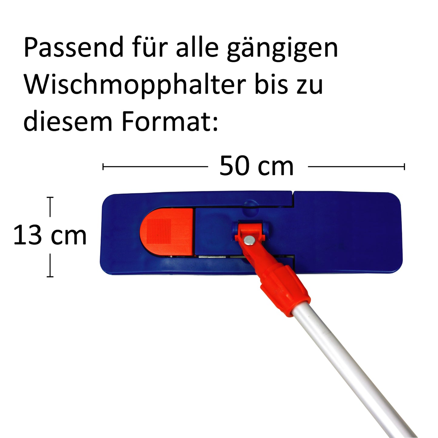 Sonty 1 Stück Mopp- Wischmop Professional- Microfaser 50cm weiß