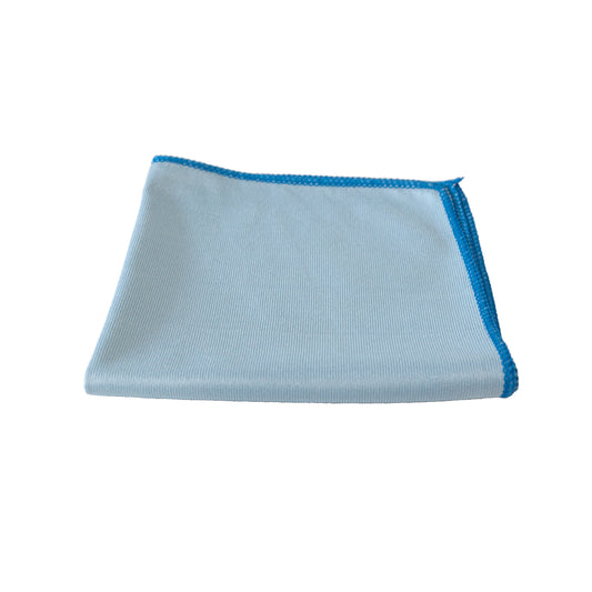 Sonty 10 Stück Fenstertuch fürs Auto- Microfasertuch 38 x 38cm in blau