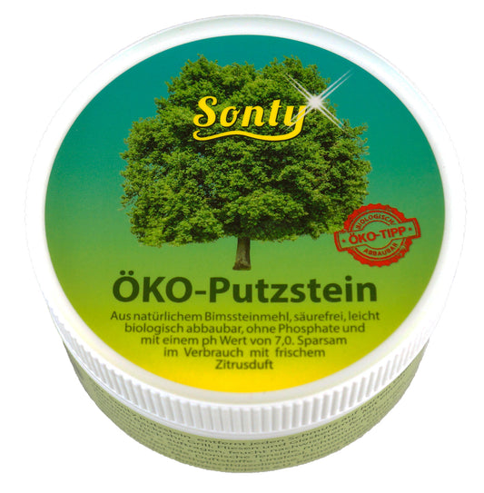 Sonty 1 Stück ÖKO Putzstein 400g- Putzpaste- Universalreiniger- Reinigungsstein